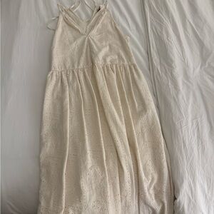 Universal Thread Eyelet Seashell Maxi Dress